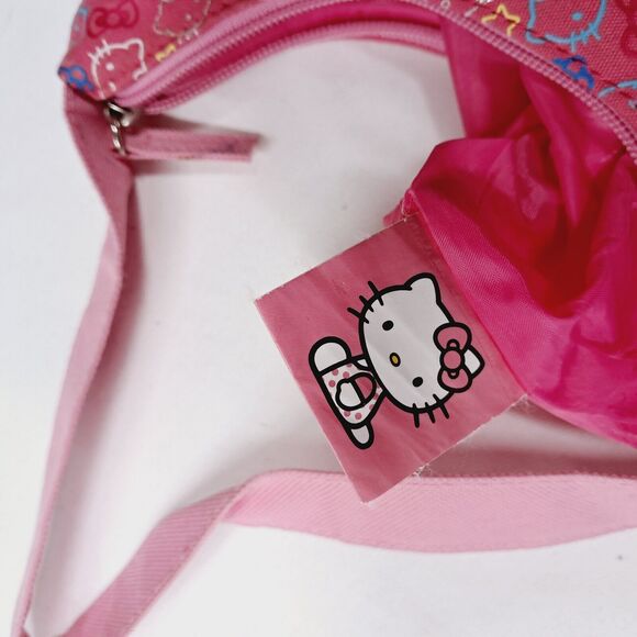 Hello Kitty Mini Purse Bag Pink Sanrio 2013 Zip Scene Coquette Kidcore Punk - Picture 12 of 12
